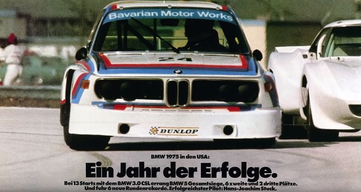 1975 BMW 3.0 CSL BMW Motorsport [E9]