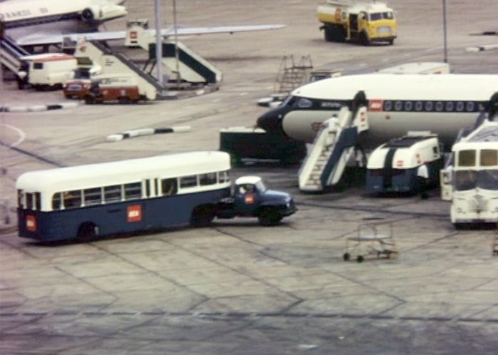 1961 Bedford J8 SS BEA Airside Transfer Bus