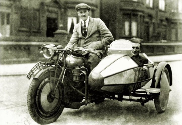 1922 Brough Superior SS 80 with Swallow sidecar No.1