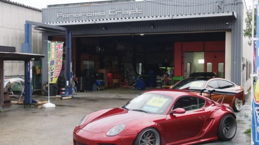 2005 Porsche Cayman with bodykit [987c]