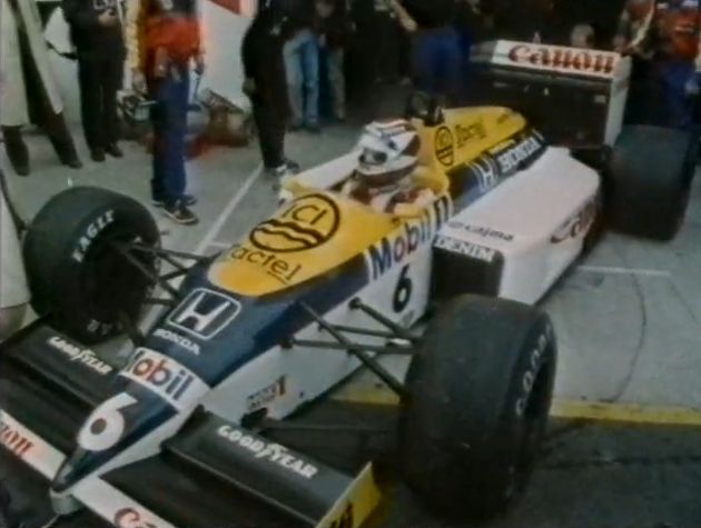 1986 Williams FW11 Honda RA166E 1.5 V6 Turbo