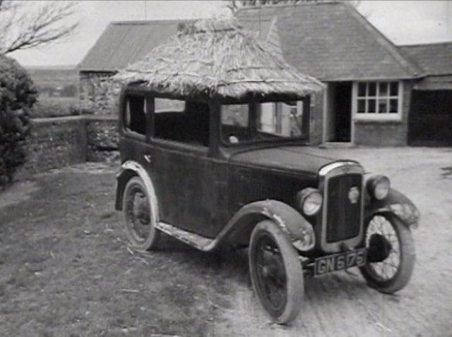 1931 Austin Seven Short Wheelbase Steel Saloon with thatched roof [RL]