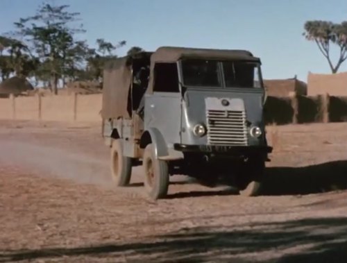 1961 Renault 750 Kg 4x4 Tous Terrains Plateau Bâché Cabine Torpédo [R2087]